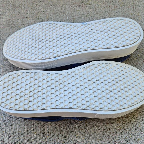 Twiggy London Women Shoes Platform Blue Fabric Upper Slip On Shoes Size 9M - Picture 9 of 12